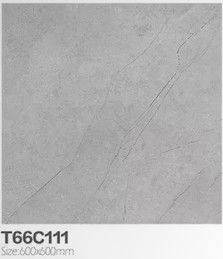 Modern Rustic Glazed Restaurant Floor Tile 600x600MM Flat Surface